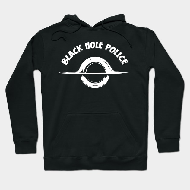 James Webb Space Telescope Black Hole Police Hoodie by jodotodesign